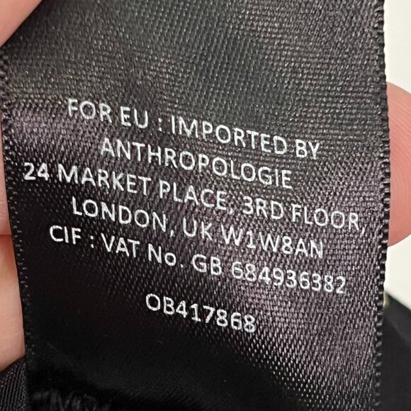 Floreat anthropologie blouse size small sequin embellished sheer floral bird - Picture 10 of 11